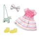 thumbnail image 1 of Ropa para muñecas con purpurina para niñas con flores brillantes en flor, 14 pulgadas, 1 of 6