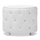 thumbnail image 5 of Mesita de noche Baxton Studio Davina Hollywood Glamour White, 5 of 6