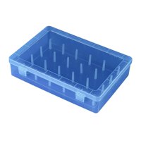 Magideal - Caja Organizadora De Hilos Para Costura Con Almacenamiento Para Bobinas Organización Multifuncional Estructura Ligera Y Identificación Rápida Adecuada Azul