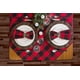 thumbnail image 4 of Mantel DII Buffalo Check Collection 70 redondo rojo y negro, 4 of 5