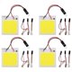 thumbnail image 1 of Luces para interior de coche YM E-Bright COB 48-SMD LED, paquete de 4 unidades, color blanco, 1 of 6