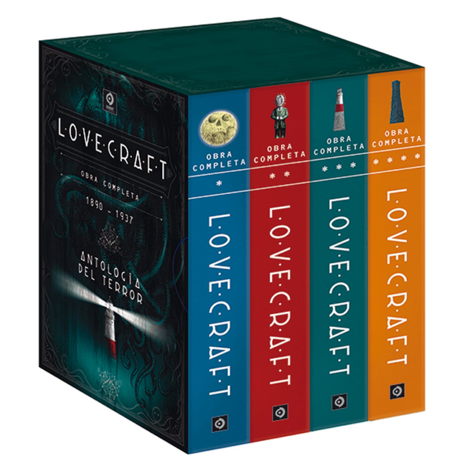 Edimat Libros - H.p. Lovecraft Obras Completas 4 Volumenes