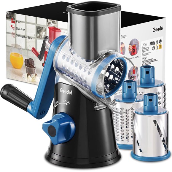 Rallador Rotatorio Geedel Modelo 4949 ABS Acero Inoxidable