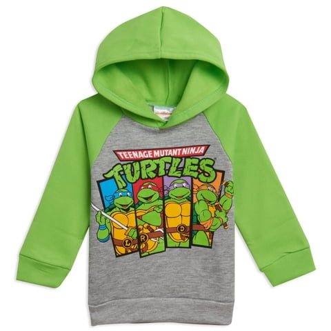 Sudadera Con Capucha Nickelodeon Teenage Mutant Ninja Turtles Green 2T Para Niños