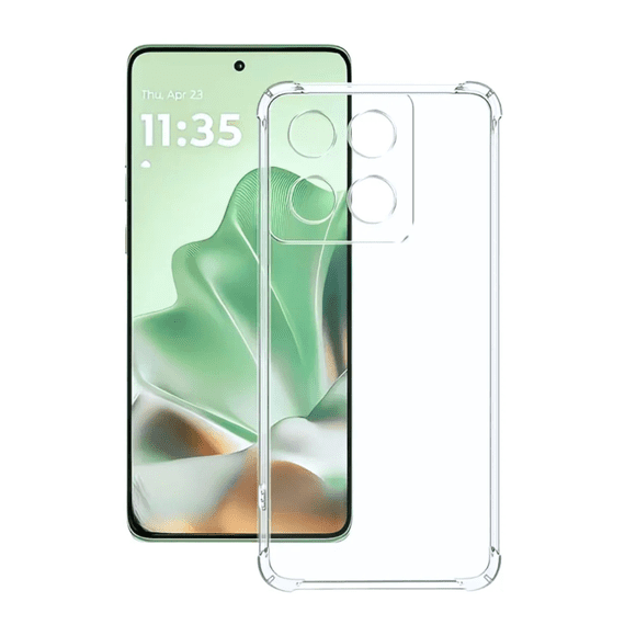 Carcasa Transparente Reforzada Para Motorola Edge 70