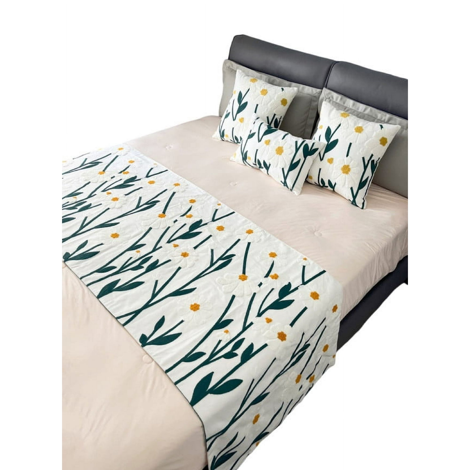 Todo Para El Hogar - Piecera Bordada Sin Fundas