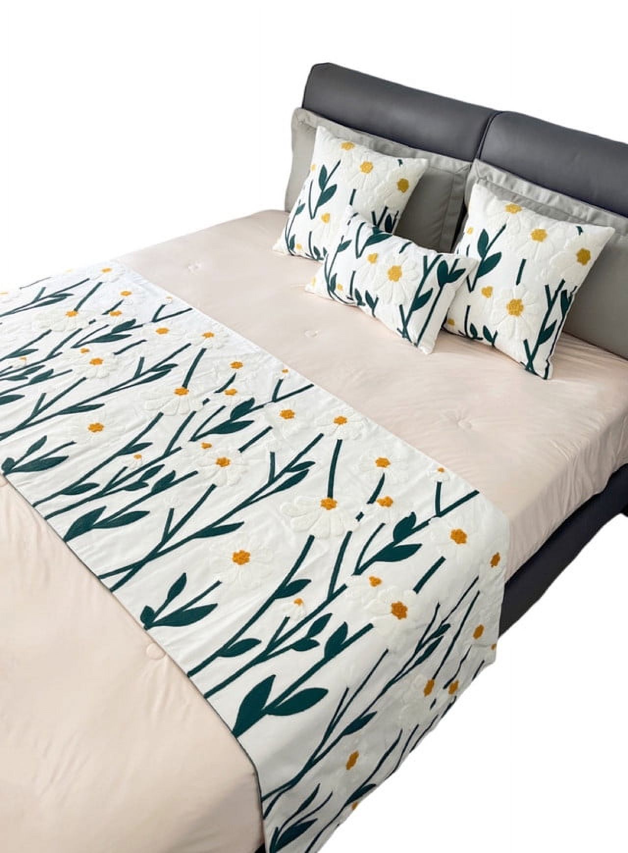 Todo Para El Hogar - Piecera Bordada Sin Fundas