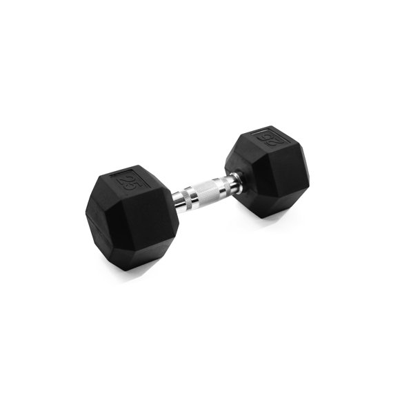 Mancuerna GYMENIST 11 kg de goma hexagonal individual