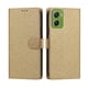 thumbnail image 2 of Cartera Protectora para Motorola Moto G06 4G con Soporte, Dorado, 2 of 6
