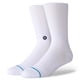 thumbnail image 2 of Calcetines Stance Crew Icon [paquete de 3] para hombre y mujer, color blanco, 2 of 4
