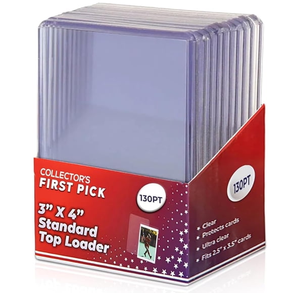 Top Loader para cartas Collector's First Pick 130 PT, paquete de 10