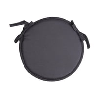 Magideal - Cojín Redondo Para Silla, Cojín Para Asiento, Puf Antideslizante Para Suelo, Cojín Suave Y Cómodo Para Silla, Cojín Para Taburete Para Sofá, Interior, Gris Oscuro 38Cm