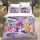 thumbnail image 1 of v2566 Bed Sheets Rainbow Pony Unicorn printed bedding duvet cover Queen bedding set Soft and comfortable customized King size bedding set 3-Piece Bedding Set (1 Duvet Cover + 2 Pillow Shams) Bed Sheet, 1 of 5