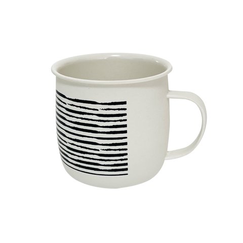 Decogreen - Tazón Biobamboo Enlozado Rayas
