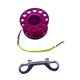 thumbnail image 4 of Carrete De Buceo Carrete De Buceo Con Línea De Alta Visibilidad De 30 M/100 Pies Y Carrete Rosa Con Clip, 4 of 5