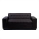 thumbnail image 2 of Sofa Dos Cuerpos Lino Negro, 2 of 3
