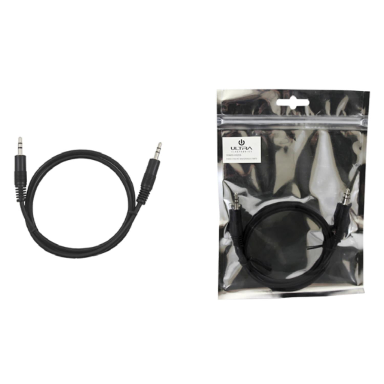 Ultra - Cable De Audio Auxiliar Plug 3.5 A Plug 3.5 0.7 Mts