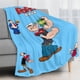 thumbnail image 4 of El Show de Quick Draw McGraw anti-pilling, suave, ligera, esponjosa y acogedora de lujo para hogar y cocina – Perfecta para niños y adultos,120X150cm, 4 of 6