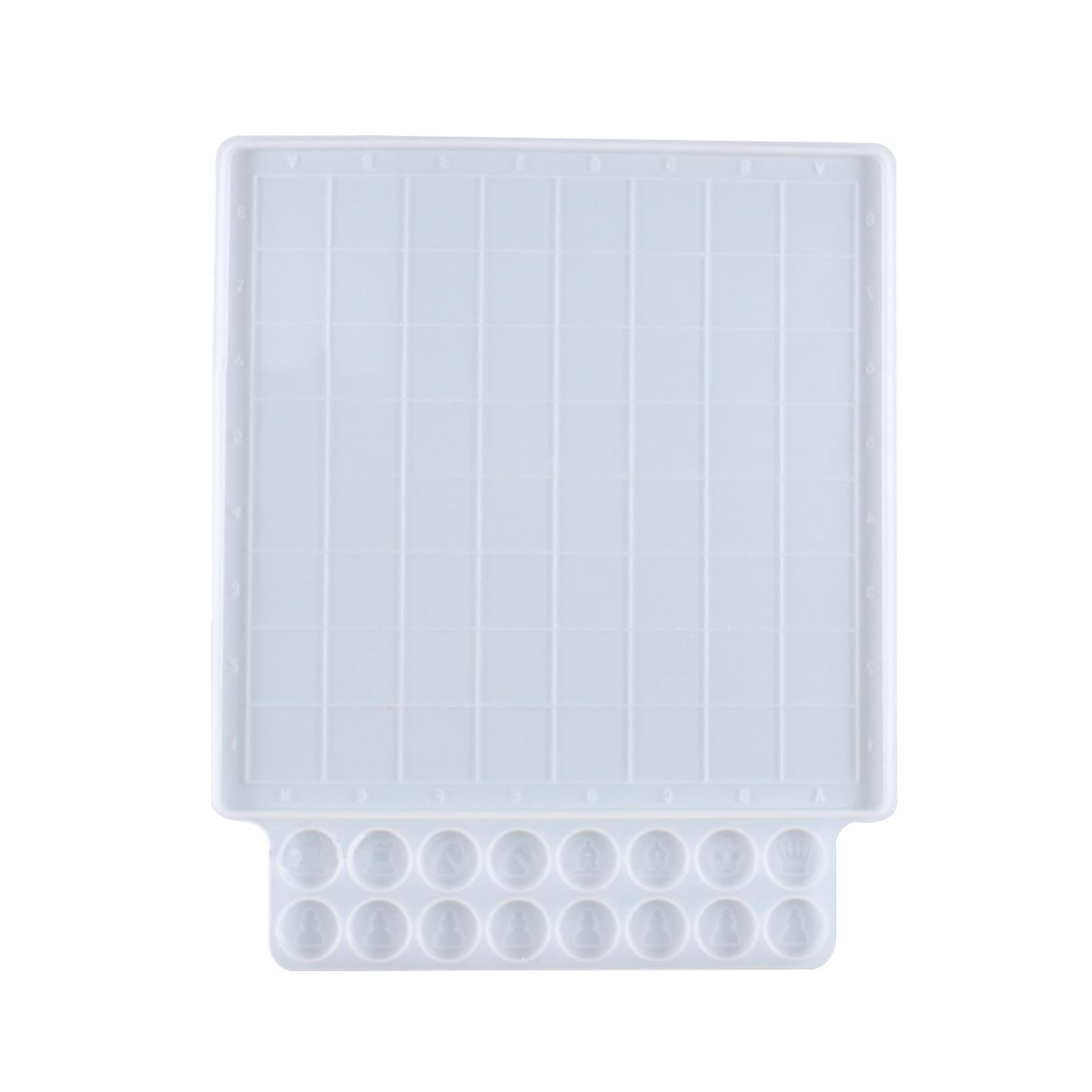 Ioensy - Molde De Resina Epoxi Para Tablero De Ajedrez, Moldes De Resina 3d Para Manualidades, Regalo