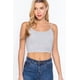 thumbnail image 1 of Top CC Clothing Algodón Spandex Cuello Redondo Copa Removible Gris Claro Jaspeado L, 1 of 5