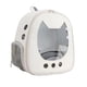 thumbnail image 3 of Durable Pet Carrier Mochila Perro Gato Correa Ajustable Bolsa De Viaje Blanco, 3 of 5