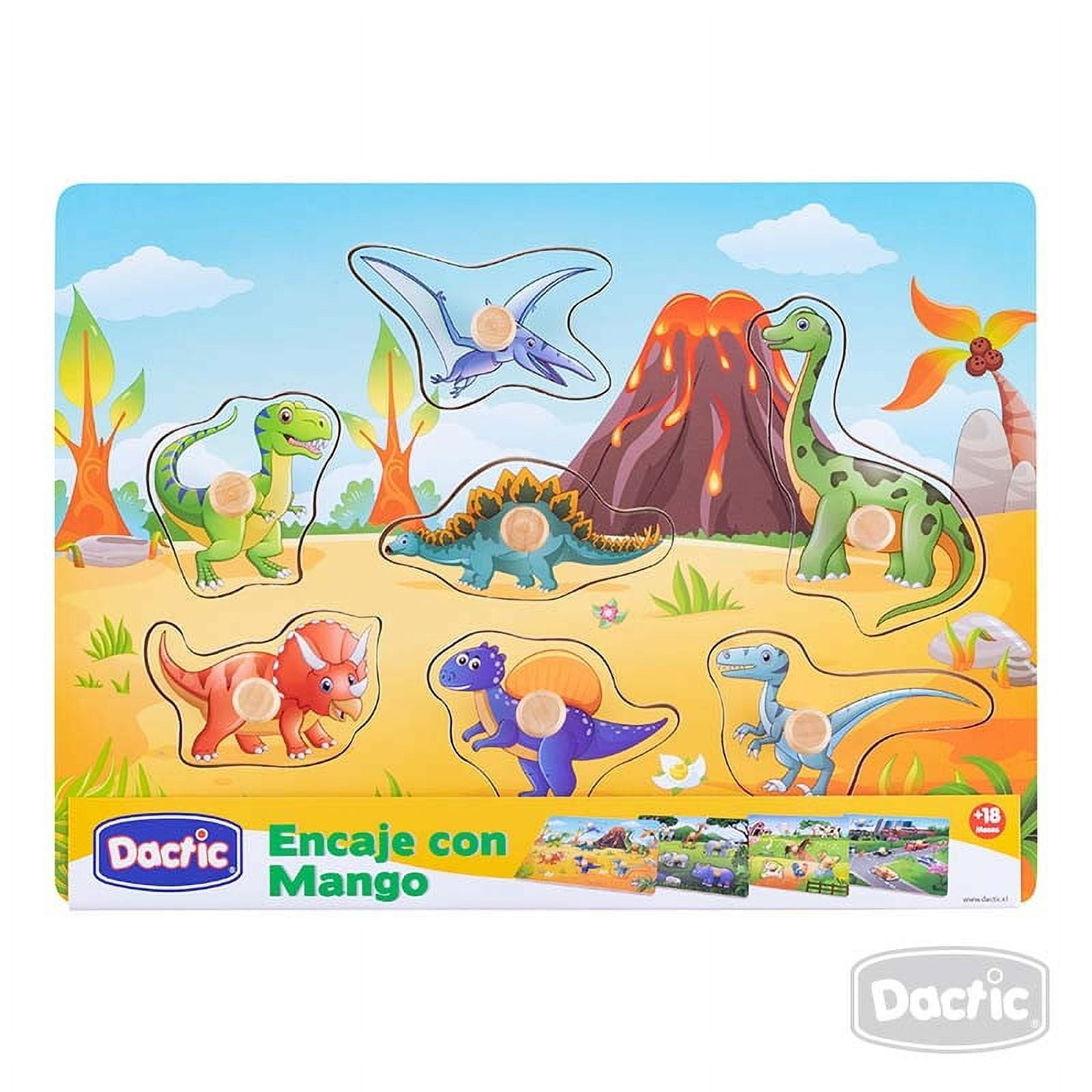 Dactic - Encaje C/mango Dinosaurio Madera