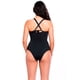 thumbnail image 2 of Traje De Baño De Una Pieza Negro M, 2 of 3