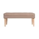 thumbnail image 2 of Banqueta Style Capitoné Beige Omega 100x40x40 cm, 2 of 3