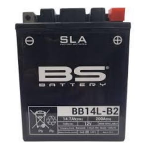 Genérico - Batería Moto Bb14L-B2/ Yb14L-A2 Yb14L-B2/ Btx14L Bs Battery Negro