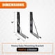 thumbnail image 4 of Soporte de Montaje Buyers Products 46x61 cm Negro (Pack de 2), 4 of 7