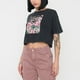thumbnail image 3 of Polera Mujer Color Negro Fun Manga Corta Crop Corona, 3 of 5