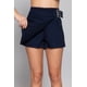 thumbnail image 1 of Saronite Minifalda Cargo de Algodón con Cinturón y Cintura Lisa, Azul Marino (para Mujer), 1 of 5