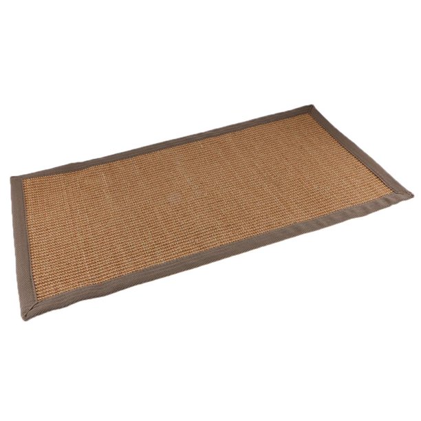 Colección de fibra natural Sisal Runners Area Tapete de alfombra A Khaki Edge 40x120cm