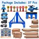 thumbnail image 2 of Set de trenes de madera SainSmart Jr. Niños policiales interactivos, 2 of 7