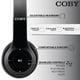 thumbnail image 3 of Auriculares Bluetooth inalámbricos Coby con micrófono, 5 horas de reproducción, recargables, 3 of 9