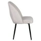 thumbnail image 4 of Pack 2 Sillas De Comedor Terciopelo Oval Beige, 4 of 8