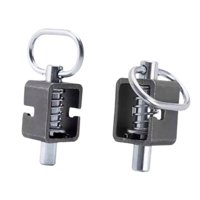 Bothyi - Conjunto De Pestillo De Resorte De Metal, Práctico, Resistente, Portátil, Con Perno Accionado Por Resorte, 2 Piezas