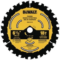 Hoja De Sierra Circular Dewalt 6.5"" 18 Dientes