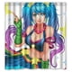 thumbnail image 1 of Cortina de ducha Sona Buvelle Maven Of The Strings, juego de cortinas de baño con ganchos, tamaño 66 x 72 pulgadas, 1 of 3
