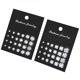 thumbnail image 1 of Pendientes Qitequan 24 pares de botones de acero plateado con zirconia cúbica, 1 of 9