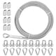 thumbnail image 1 of Cable de acero inoxidable de 3/16 pulgadas y 25 pies con accesorios de 3700 libras, 1 of 9