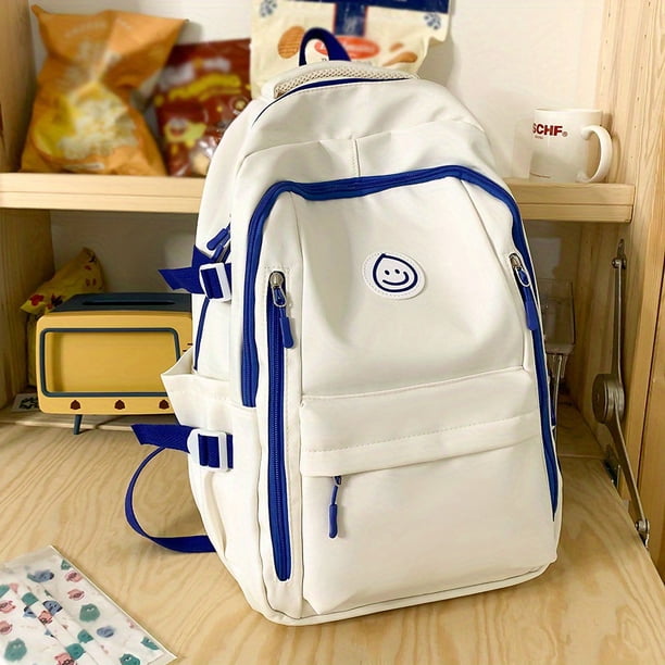 Stylish & Spacious Student Backpack - Perfect for High School & Junior High Students of Both Genders!