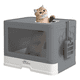 thumbnail image 1 of Arenero Gatos Cuadrado 48x36x38 cm PetWoow, 1 of 14