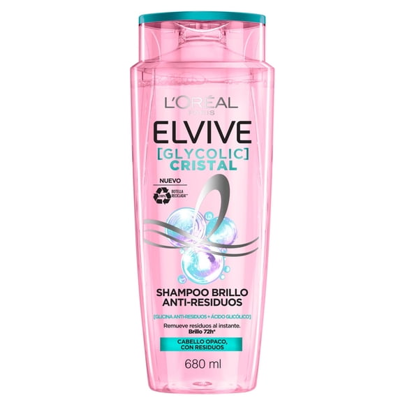 Shampoo Elvive Glycolic Crystal, 680 ml