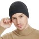 thumbnail image 2 of Gorro de invierno Bodvera de punto cálido con puños para hombre, 2 of 7