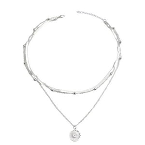 Nordvik London - Collar Choker Triple Con Moneda De Sol