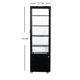thumbnail image 3 of Vitrina Vertical R-300 Negro, 3 of 3