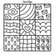 thumbnail image 2 of Libro de colorear Coco Wyo Comfy Patterns para adultos y niños, 2 of 7