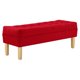 thumbnail image 2 of Banqueta Wood 2c Felpa 05 Rojo, 2 of 4