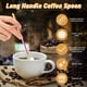 thumbnail image 3 of Cuchara para té helado de mango largo, cucharas para mezclar cócteles, cucharas de café de acero inoxidable, juego de 6, 3 of 5